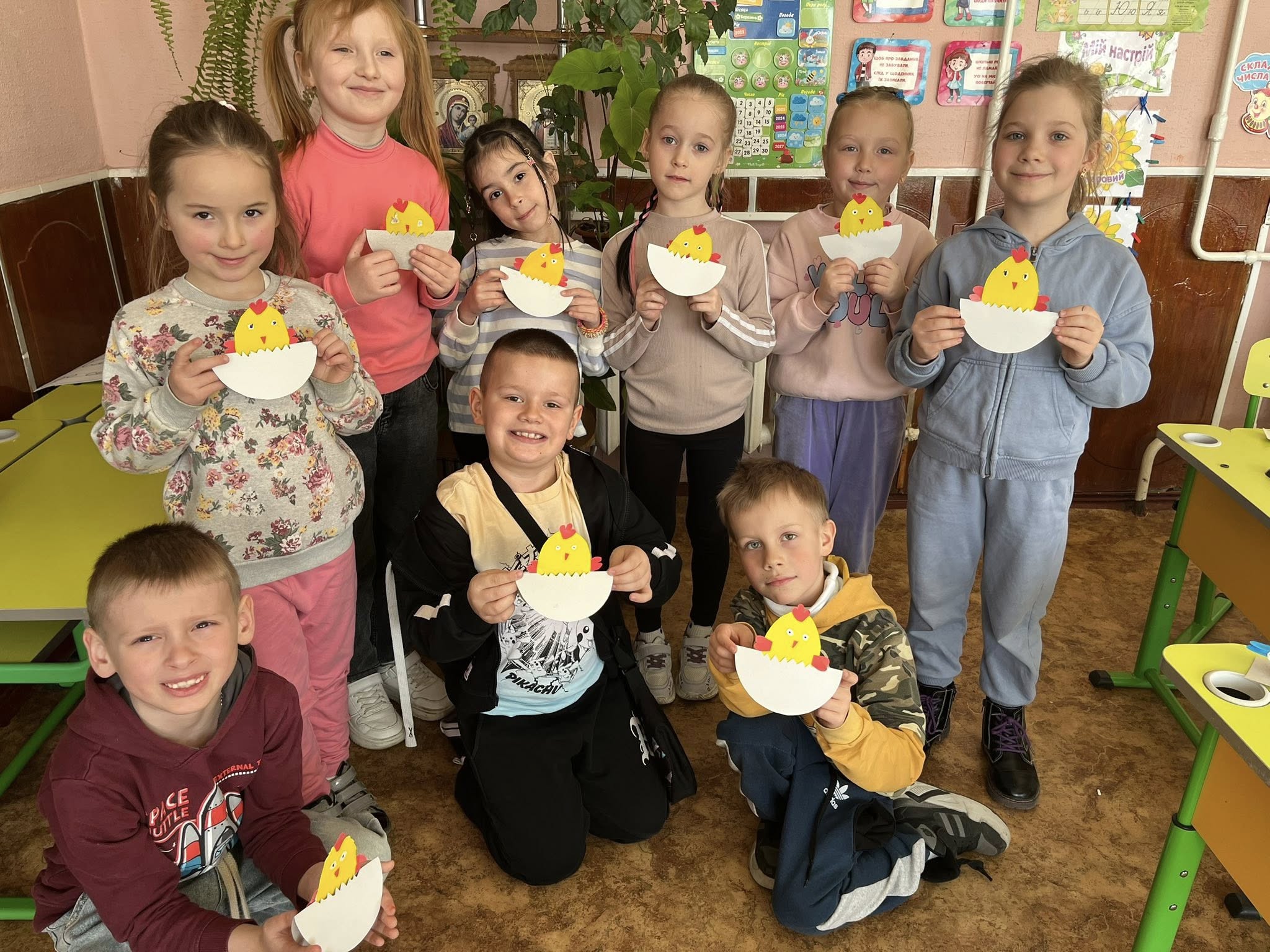 Участь учнів 1-А класу у проведенні майстер-класу «Великоднє диво»