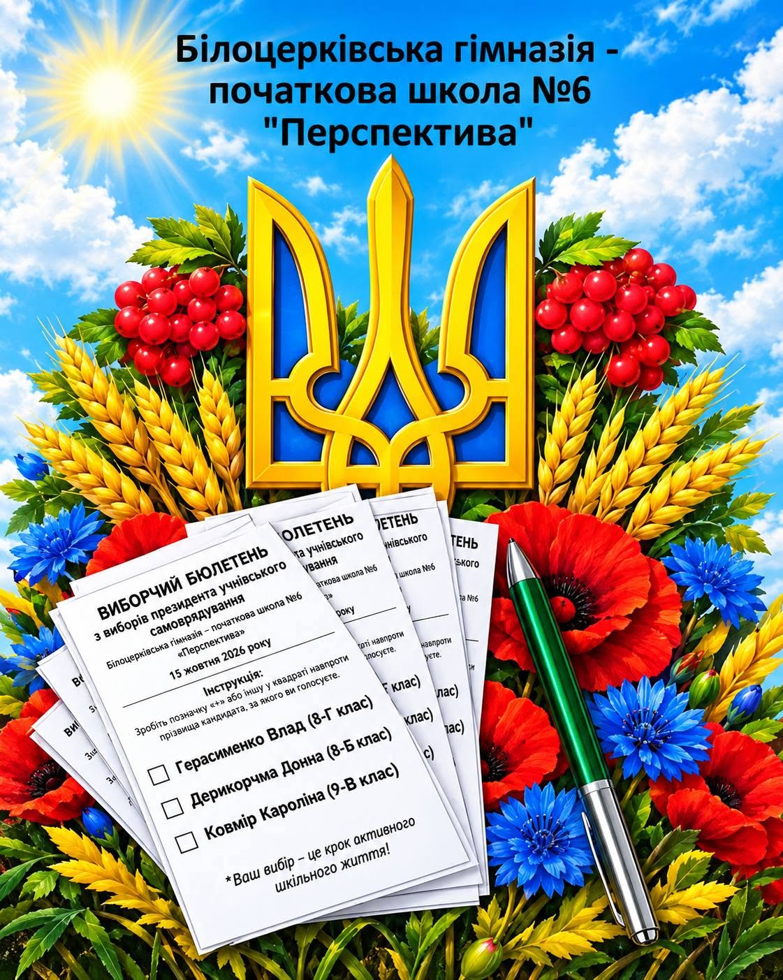 ВИБОРИ ПРЕЗИДЕНТА ГІМНАЗІЇ 2026: РЕЗУЛЬТАТИ!